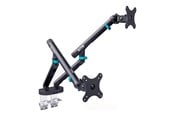 Seinäkiinnitys, AV-kiinnikkeet & AV-kalusteet - DIGITUS mounting kit - for 2 curved / flat panels - 2 x 10 kg - black - Max 20 kg - recommended for 35 " - DA-90471