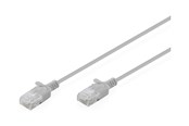 Verkkokaapelit - DIGITUS patch cable - 30 cm - Harmaa - DK-1618-003S-10