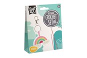 Luovat leikit - Creative Craft Group Crochet Kit Rainbow Keychain - incl. Needle and Thread - CR1718/GE