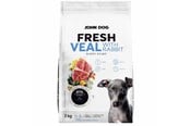 Koirat - John Dog Fresh Junior Small breeds Veal with rabbit - dry dog food - 3kg - 5903769014514