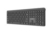 Näppäimistöt - Gembird - keyboard - dual-mode pro-business slim full size - QWERTY - US - black Input Device - Näppäimistö - Englanti (US) - Musta - KB-WPS-03