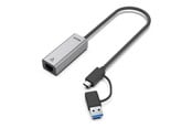 Verkkokortit (verkkosovittimet, tulostuspalvelimet jne.) - Unitek - network adapter - USB-C / USB-A - 2.5 Gigabit Ethernet - U1313CGY01