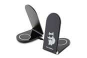 Puhelin - Adapterit & Laturit - Karl Lagerfeld Choupette MagSafe induction charger 15W foldable 2in1 - black - 3666339170516