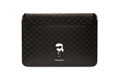 Laukut - Karl Lagerfeld Saffiano Monogram Ikonik case for a 14" laptop - black - 3666339170523