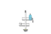 Siivous - Simplehuman Medium Adjustable Shower Caddy - Matte Steel - BT1098