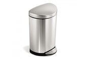 Siivous - Simplehuman Semi-Round Pedal Bin Brushed Stainless Steel - 10 L - CW1833