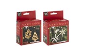 Lastenhuone - Creative Craft Group Wooden Bead Christmas Ornaments Set Christmas - CR8036/GE