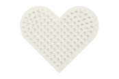 Luovat leikit - Creativ Company NABBI BioBeads Base Plate Small Heart 7x8.5cm - 906785