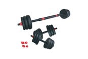 Urheilu & Fitness - ASG Vægtsæt 15 kg. Sort/Rød - ASG4467BLACKONE SIZE
