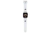 Smartwatch - Lisävarusteet - Karl Lagerfeld 3D Rubber Karl&Choupette Heads strap for Apple Watch 38/40/41mm - white - 3666339190095