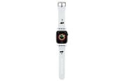 Smartwatch - Lisävarusteet - Karl Lagerfeld 3D Rubber Karl&Choupette Heads strap for Apple Watch 42/44/45/49mm - white - 3666339190101