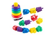Vauva- ja taaperolelut - Fisher Price Stacking Tower and Click Beads - JGR50