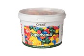 Luovat leikit - Creall Super Beads 7 Shapes 5 Colors - 245 pcs. - 17200