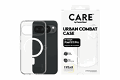 Puhelin - Kannet ja kotelot - CARE by PanzerGlass Urban Combat Case Transparent w. White Qi Google Pixel 11/11 Pro - CR16833