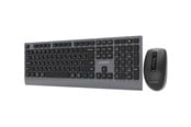 Näppäimistöt - Gembird - keyboard and mouse set - dual-mode slim full size - Cyrillic - black Input Device - Näppäimistö ja Hiirisetti - Cyrillic - Musta - KBS-WPS-02-CYRL