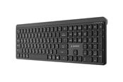 Näppäimistöt - Gembird - keyboard - dual-mode pro-business slim full size - Cyrillic - black Input Device - Näppäimistö - Cyrillic - Musta - KB-WPS-03-CYRL