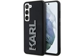 Puhelin - Kannet ja kotelot - Karl Lagerfeld 3D Rubber Glitter Logo case for Samsung Galaxy S23 - black - 3666339241933