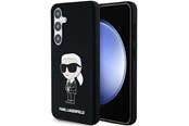 Puhelin - Kannet ja kotelot - Karl Lagerfeld Silicone Ikonik case for Samsung Galaxy S24 - black - 3666339242299