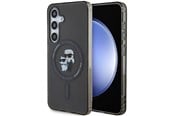 Puhelin - Kannet ja kotelot - Karl Lagerfeld IML Karl&Choupette MagSafe case for Samsung Galaxy S24 - black - 3666339246600