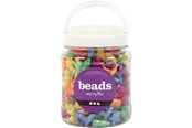 Luovat leikit - Creativ Company Figure Beads Mother of Pearl Colors in Pot 220 pcs. - 61823