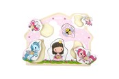 Palapelit - Lillie & Ellie Lillie and Ellie - Wooden Peg Puzzle - 5201