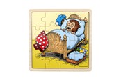 Palapelit - Rasmus Klump - Framed Wooden Puzzle - Good Night - 7498