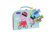 Palapelit - Peppa Pig - Suitcase w. Puzzle - Biking - 9034
