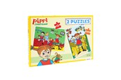 Lautapelit - Pippi Langstrømpe Pippi - 2 Puzzles - 8624