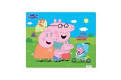 Lautapelit - Peppa Pig - Framed Cardboard Puzzle - Family - 9054