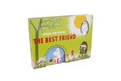Lasten kirjat - Book w. 2 Wooden Figure - The Best Friend - FG-5849