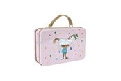 Pienet lahjat lapsille - Astrid Lindgren Pippi - Small Tin Suitcase - Pink - 8595