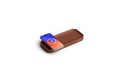 Puhelin - Adapterit & Laturit - Twelve South Valet Small - Leather Charging Tray | Qi2 15W | USB-C 35W - TS-2684