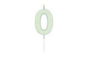 Lelut - Globos Cake candle 4.5cm Pastel Mint no. 0 - 1190