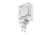 Puhelin - Adapterit & Laturit - SHARGE Retractable 65W Charger - White - CDT-SG-65-EUR-CP-BAI
