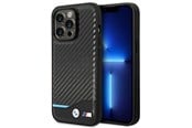 Puhelin - Kannet ja kotelot - BMW BMHCP14L22NBCK iPhone 14 Pro 6.1 "black / black Leather Carbon - 3666339067182