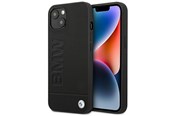 Puhelin - Kannet ja kotelot - BMW BMHCP14MSLLBK iPhone 14 Plus 6.7 "black / black Leather Stamp - 3666339090395