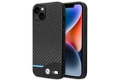 Puhelin - Kannet ja kotelot - BMW BMHCP14S22NBCK iPhone 14 6.1 "black / black Leather Carbon - 3666339067168