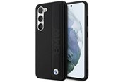 Puhelin - Kannet ja kotelot - BMW BMHCS23M22RDPK S23+ S916 black/black hardcase Leather Textured & Stripe - 3666339114527