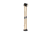 Valaisimet - EGLO Stars of Light HORNWOOD LATTIA E27 H1400 PUU/MUSTA - 43048