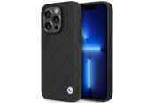 Puhelin - Kannet ja kotelot - BMW BMHCP14L22RQDK iPhone 14 Pro 6.1" black/black Leather Quilted - 3666339066468