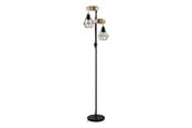 Valaisimet - EGLO Stars of Light TOWNSHEND 5 LATTIA 2L MUSTA/PUU - 43137