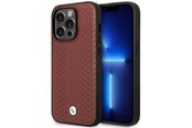 Puhelin - Kannet ja kotelot - BMW BMHMP14X22RFGR iPhone 14 Pro Max 6.7" Burgundy/burgundy Leather Diamond Pattern MagSafe - 3666339088934