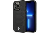 Puhelin - Kannet ja kotelot - BMW BMHMP14X22RPSK iPhone 14 Pro Max 6.7" black/black Leather Seats Pattern MagSafe - 3666339089177
