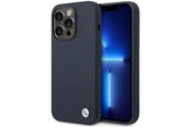 Puhelin - Kannet ja kotelot - BMW BMHMP14XSILNA iPhone 14 Pro Max 6.7" navy blue/navy Silicone Metal Logo MagSafe - 3666339072537