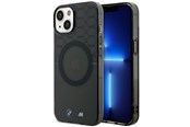Puhelin - Kannet ja kotelot - BMW BMHMP14SHGPK iPhone 14 6.1" grey/grey Pattern MagSafe - 3666339122188