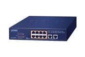 Kytkimet - PLANET GSD-1008HP - switch - 10 ports - unmanaged - rack-mountable - GSD-1008HP