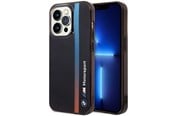 Puhelin - Kannet ja kotelot - BMW BMHCP14L22HVGV iPhone 14 Pro 6.1" black/black IML Tricolor Stripe - 3666339067700