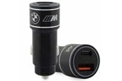 Puhelin - Adapterit & Laturit - BMW charger BMCCMUSBCK PD-QC 3.0 20W Fast Charge black/black M Edition - 3666339122485