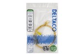 Verkkokaapelit - Deltaco patch cable - 0.75 m - yellow - Keltainen - TP-6075Y-SLIM