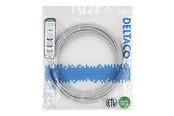 Verkkokaapelit - Deltaco patch cable - 10 m - grey - Harmaa - TP-610-SLIM